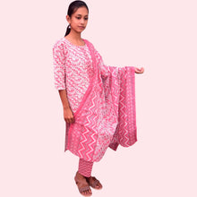 Womens Stylish Cotton Salwar Pant Dupatta Set