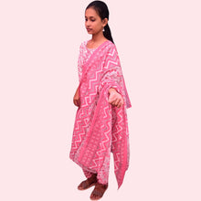 Womens Stylish Cotton Salwar Pant Dupatta Set