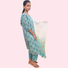 Womens Stylish Cotton Salwar Pant Dupatta Set