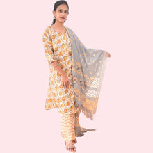 Cotton Capsule Set With Dupatta