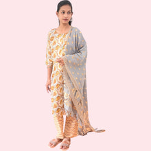 Cotton Capsule Set With Dupatta