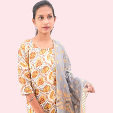 Cotton Capsule Set With Dupatta