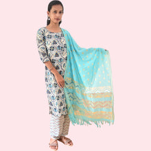 Cotton Capsule Set With Dupatta