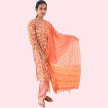 Cotton Capsule Set With Dupatta