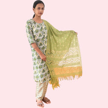 Cotton Capsule Set With Dupatta