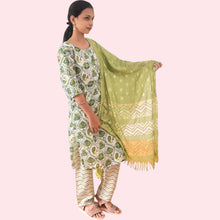 Cotton Capsule Set With Dupatta