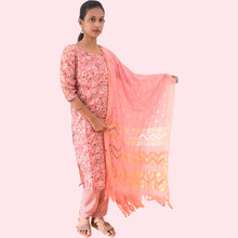 Cotton Capsule Set With Dupatta