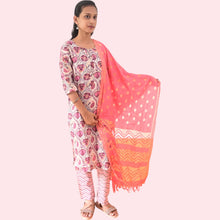 Cotton Capsule Set With Dupatta