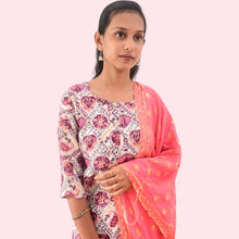 Cotton Capsule Set With Dupatta