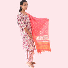 Cotton Capsule Set With Dupatta